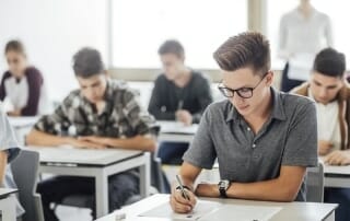 GCSE students sitting new harder exams